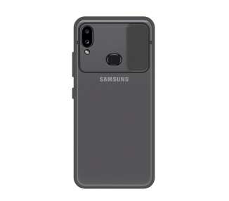 Funda Gel Compatible para Samsung Galaxy A10S con cámara Cubierta Deslizante
