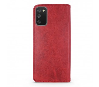 Funda Tapa con Tarjetero Compatible con Samsung Galaxy A02S,A03S Polipiel