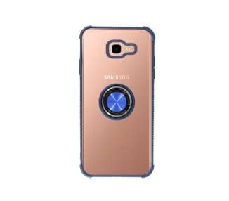 Funda Gel Antigolpe para Samsung Galaxy J4 Plus con Imán y Soporte de Anilla