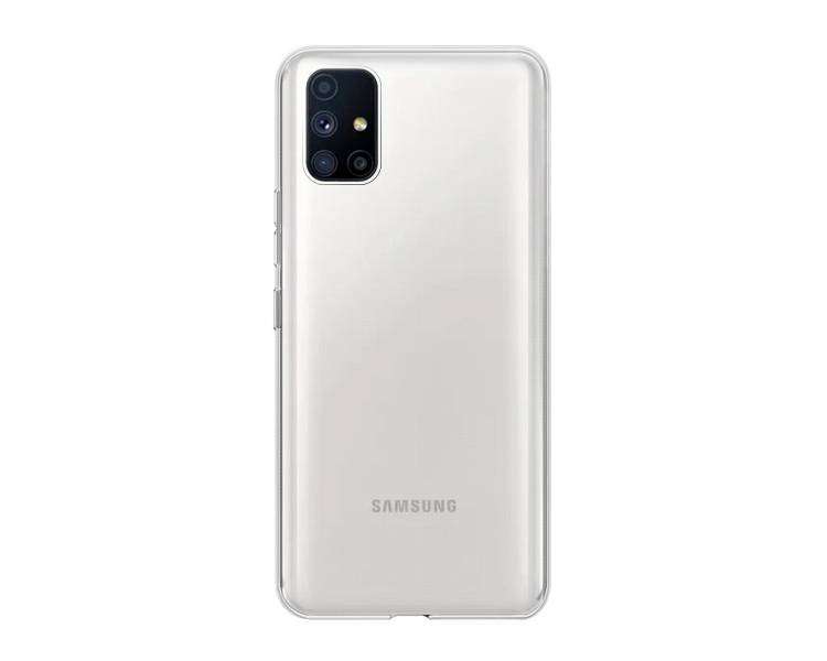 Funda Silicona Compatible con Samsung Galaxy M52 Transparente Ultrafina