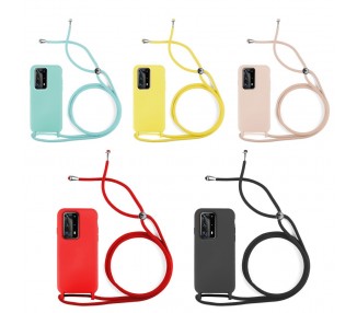 Funda suave con Cordón Compatible con Huawei P40 Pro
