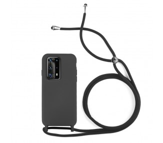 Funda suave con Cordón Compatible con Huawei P40 Pro