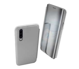 Funda Flip con Stand Compatible para Huawei P30 Clear View
