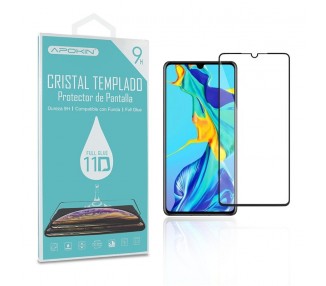Cristal Templado Full Glue 11D para Huawei P30 Protector Pantalla Curvo