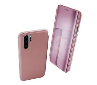 Funda Flip con Stand Compatible para Huawei P30 Pro Clear View