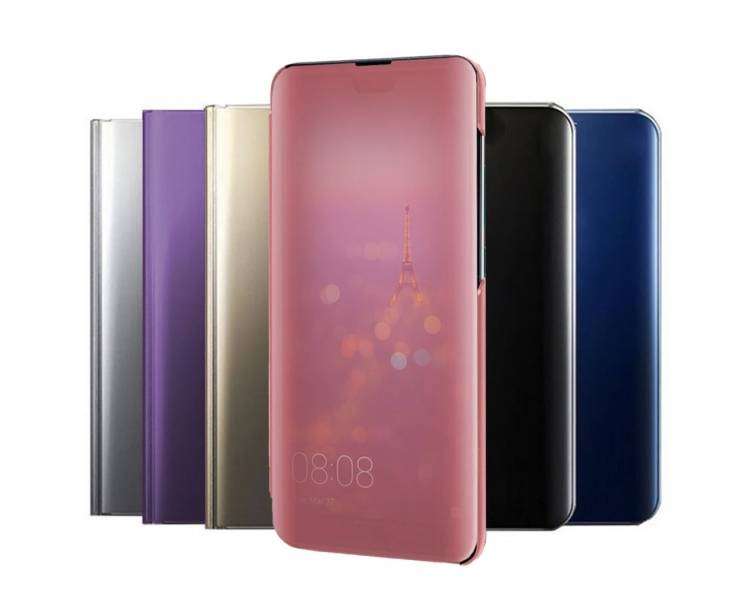 Funda Flip con Stand Compatible para Huawei P20 Pro Clear View
