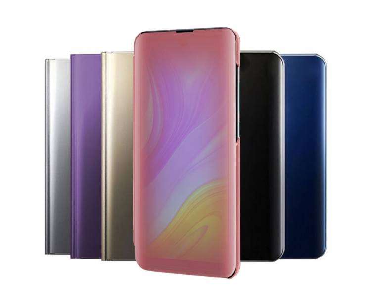 Funda Flip con Stand Compatible para Huawei P Smart 2020 Clear View