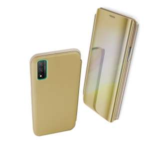 Funda Flip con Stand Compatible para Huawei P Smart 2020 Clear View
