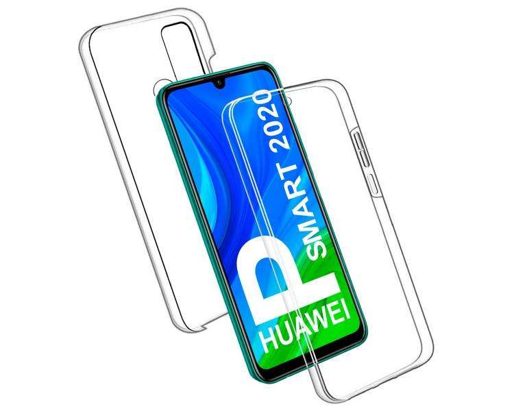 Funda Doble para Huawei P Smart 2020 Silicona Transparente Delantera y Trasera
