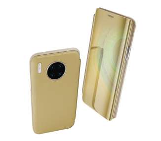 Funda Flip con Stand Compatible para Huawei Mate 30 Clear View