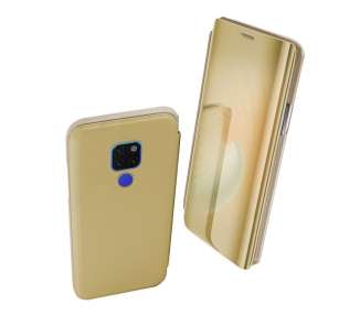 Funda Flip con Stand Compatible para Huawei Mate 20 Clear View