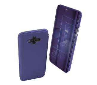 Funda Flip con Stand Compatible para Huawei Mate 10 Clear View