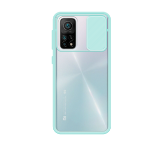 Funda Gel Compatible con Xiaomi Mi 10T Lite con cámara Cubierta Deslizante