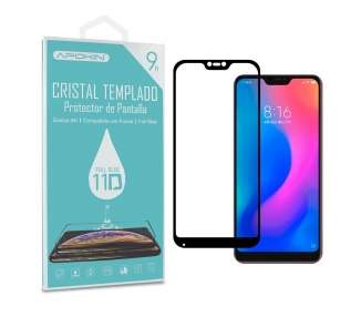 Cristal Templado Full Glue 11D para Xiaomi Mi 8 Lite Protector Pantalla Curvo