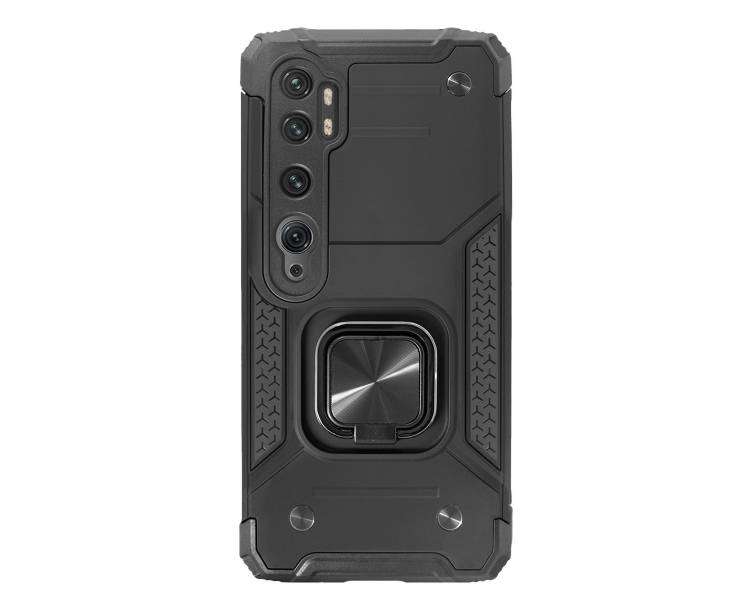 Funda Antigolpe Armor-Case Compatible con Xiaomi Mi Note 10 Imán Soporte Anilla