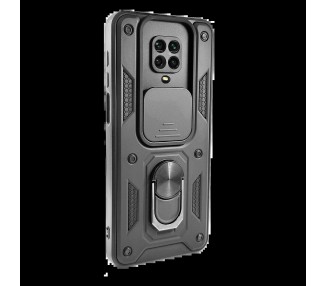 ✅ Funda con Anilla y Cámara Deslizante para Xiaomi Redmi Note 9s, 9 Pro con Imán