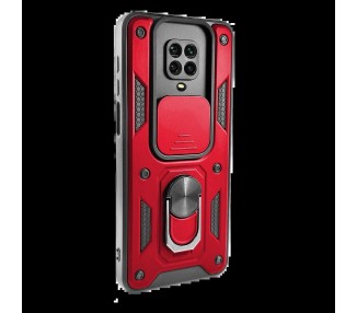 ✅ Funda con Anilla y Cámara Deslizante para Xiaomi Redmi Note 9s, 9 Pro con Imán