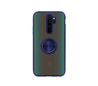 Funda Gel Compatible con Xiaomi Redmi Note 8 Pro con soporte Smoked