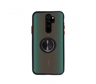 Funda Gel Compatible con Xiaomi Redmi Note 8 Pro con soporte Smoked
