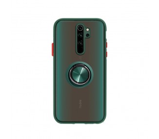 Funda Gel Compatible con Xiaomi Redmi Note 8 Pro con soporte Smoked