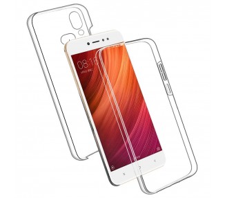Funda Compatible con Xiaomi Redmi NOTE 5A PRIME Transparente Delante Detras