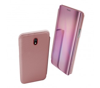 Funda Flip con Stand Compatible para Xiaomi Redmi 8A Clear View