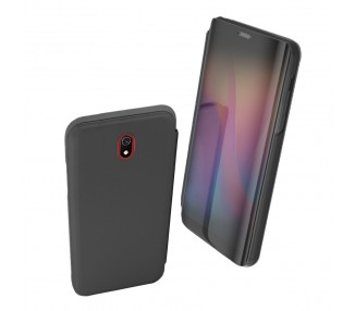 Funda Flip con Stand Compatible para Xiaomi Redmi 8A Clear View