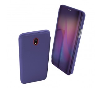 Funda Flip con Stand Compatible para Xiaomi Redmi 8A Clear View