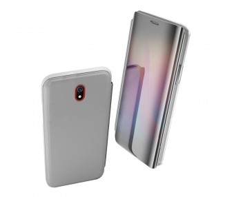 Funda Flip con Stand Compatible para Xiaomi Redmi 8A Clear View