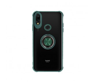 Funda Gel Antigolpe para Xiaomi Redmi 7 con Imán y Soporte de Anilla 360º
