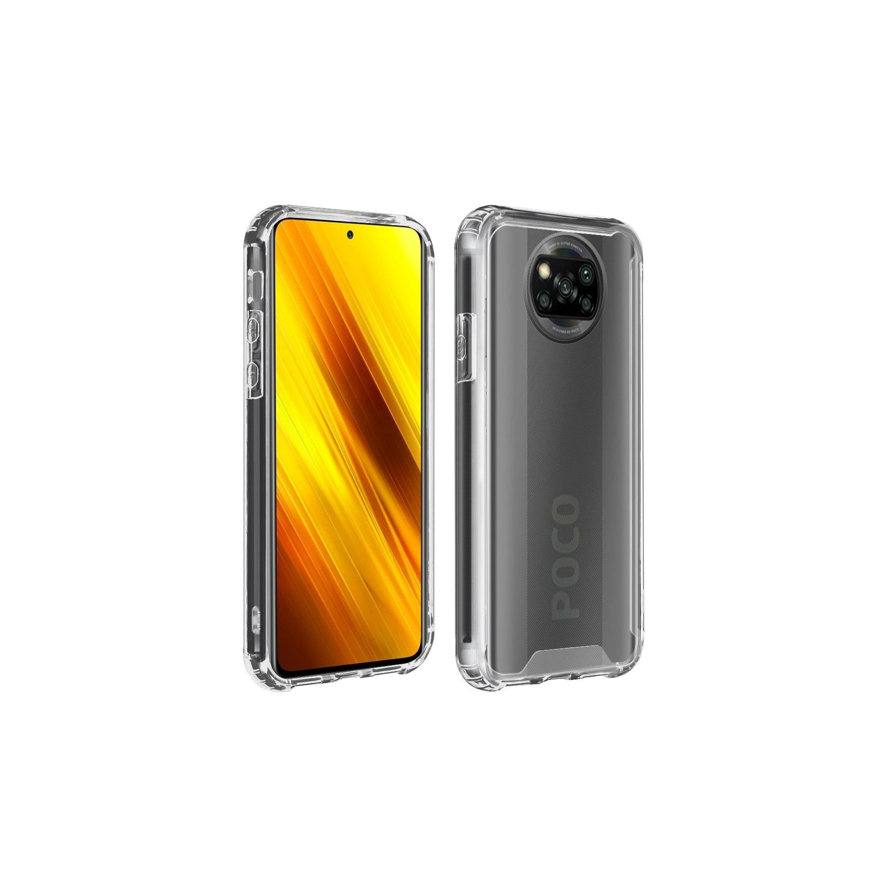 Funda Transparente Compatible con Xiaomi Pocophone X4 Pro Antigolpe Premium