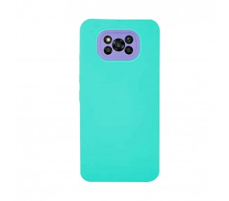 Dunda Silicona Compatible con Xiaomi Poco X3 con Cámara 5D - 4 Colores