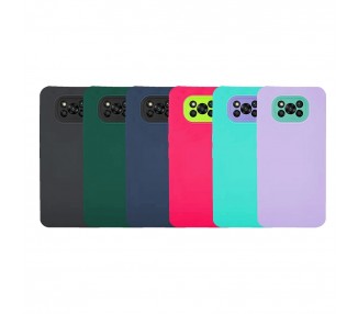 Dunda Silicona Compatible con Xiaomi Poco X3 con Cámara 5D - 4 Colores