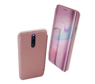 Funda Flip con Stand Compatible para Oppo A53 , A53S , A73 Clear View