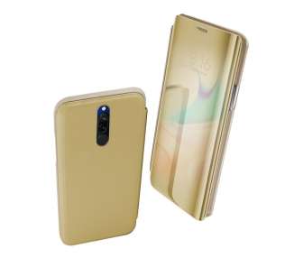 Funda Flip con Stand Compatible para Oppo A53 , A53S , A73 Clear View