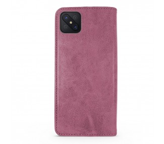 Funda Tapa con Tarjetero Compatible con Oppo Reno 4z Polipiel