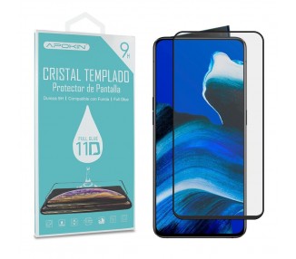 Cristal Templado Full Glue 11D para Oppo Reno 2 2019 Protector Pantalla Curvo