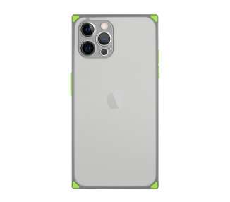 Funda Cubik Compatible para iPhone 12 Pro Max con borde de color