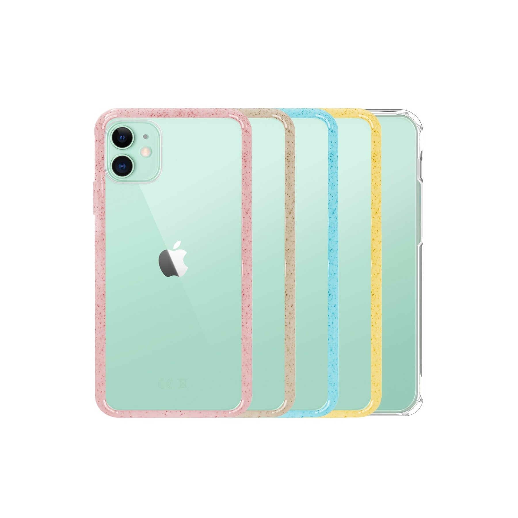 Funda Gel Compatible para IPhone 11 6.1 Up-Case con borde de color