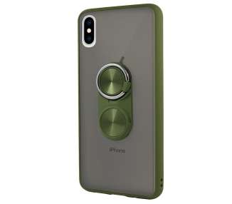 Funda Gel Compatible para iPhone XS MAX Pop-Case con borde de color