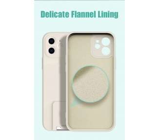 Funda Gel Silicona Suave Flexible para iPhone 13 Soporte Plegable 4-Colores