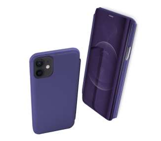 Funda Flip con Stand Compatible para iPhone 12,12 Pro 6.1" Clear View - 5Colores