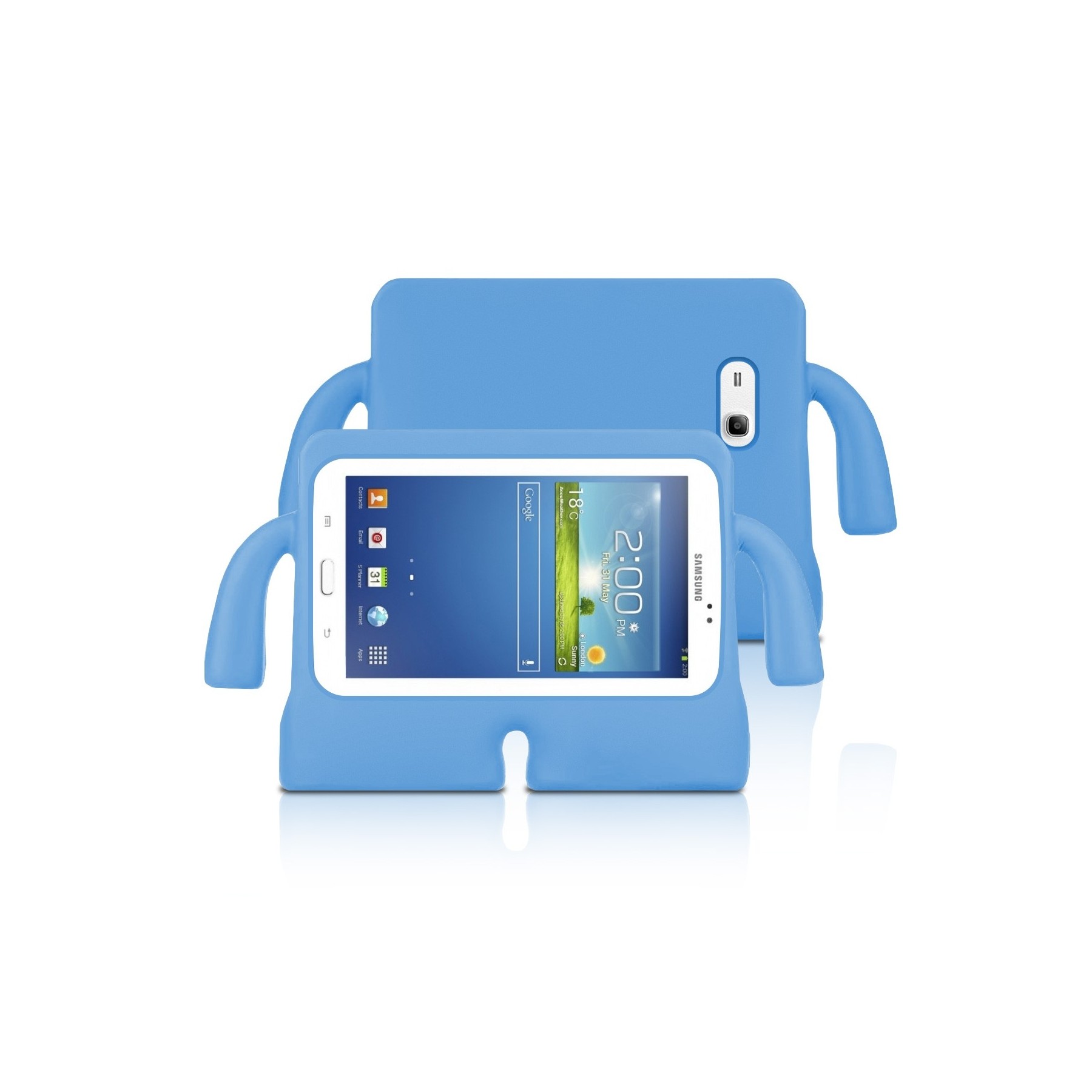 Funda AntiGolpe Compatible para Samsung Galaxy Tab 3 7.0, Lite, Kids Silicona