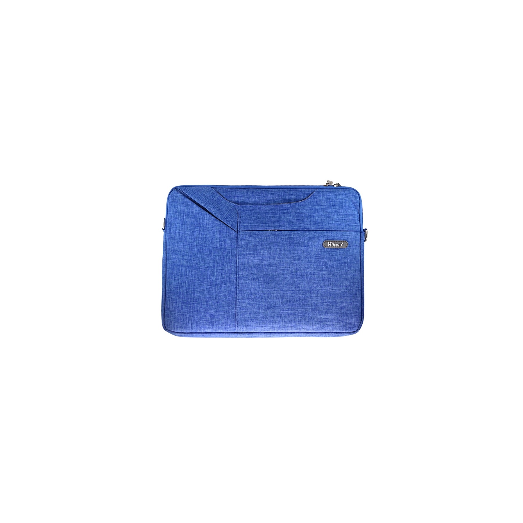 Bolsa Tela con Cremallera para Portatil-Tablet 11-12" Azul Claro