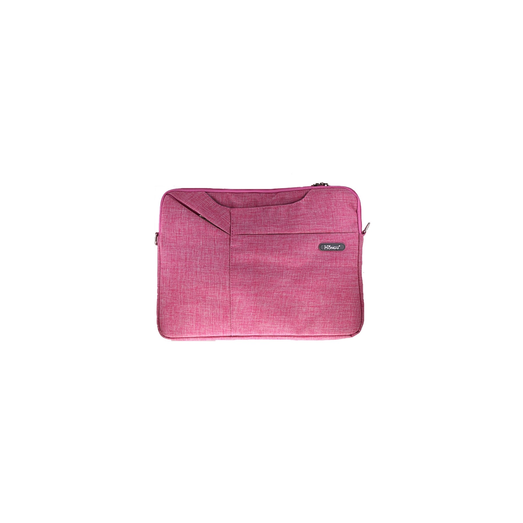 Bolsa Tela con Cremallera para Portatil-Tablet 11-12"" Rosa