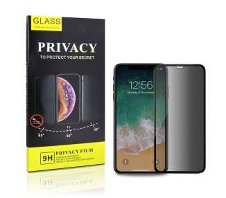 Cristal Templado Privacidad para iPhone XR , 11 Protector de Pantalla 5D Curvo