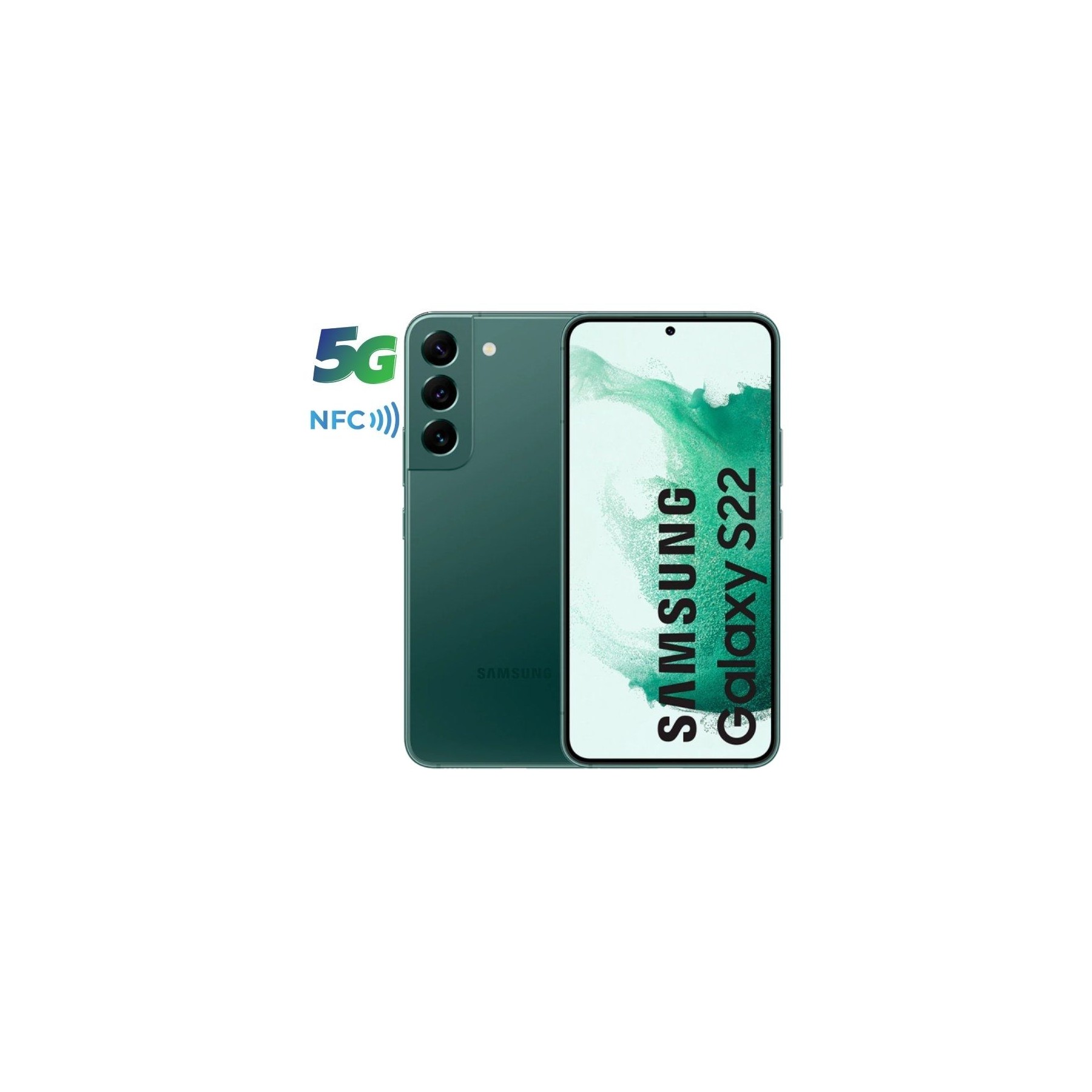 Smartphone samsung galaxy s22 8gb/ 128gb/ 6.1'/ 5g/ verde