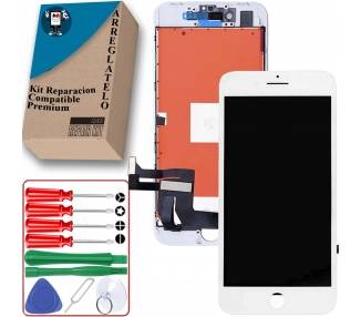 Kit Reparación Pantalla Para iPhone 8 Plus, Blanca, OEM