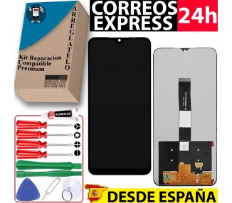 Kit Reparación Pantalla para Xiaomi Redmi 9C 9A 9i 9AT 10A, Original, Negra