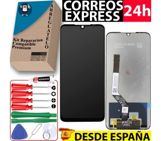 Kit Reparación Pantalla Para Xiaomi Redmi Note 7, 7 Pro, 7S Negra, OEM